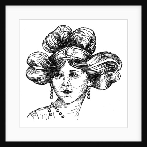 Woman's hairstyle by Anonymous
