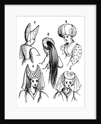 Women's headdresses by Anonymous