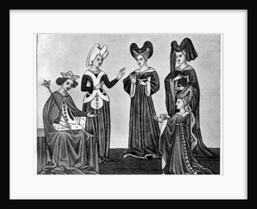 Heart-shaped headdresses by Anonymous