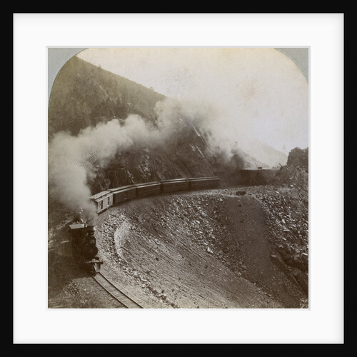 Rounding the curves on Marshall Pass, Colorado, USA by BL Singley