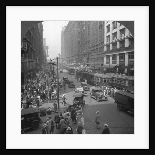 In the heart of the shopping district on State Street, Chicago, Illinois, USA by Keystone View Company