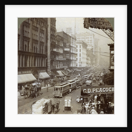 State Street, Chicago, Illinois, USA by Underwood & Underwood