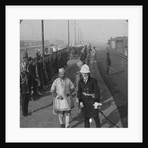 State arrival of the Maharaja of Benares at Delhi, India by HD Girdwood