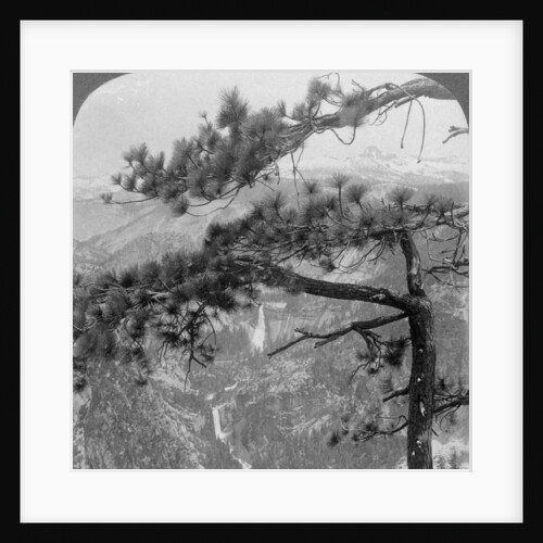Nevada Falls, Vernal Falls and Liberty Cap, Yosemite Valley, California, USA by Underwood & Underwood