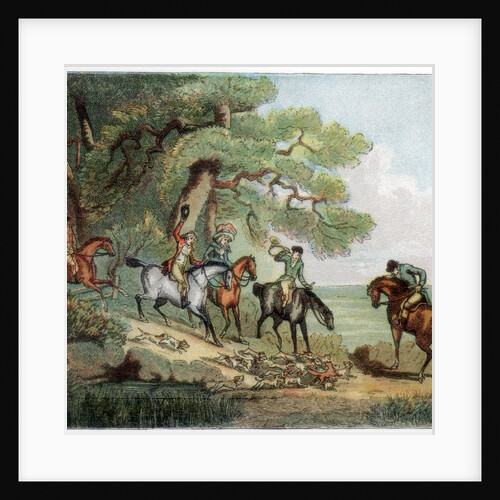 The kill, fox hunting by Anonymous