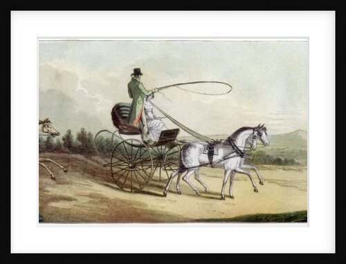 The Prince Regent driving Mrs Q on the road to Brighton by Anonymous