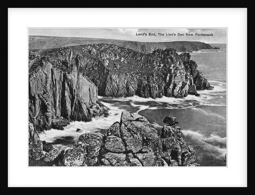 The Lion's Den from Pordenack, Land's End, Cornwall by Anonymous