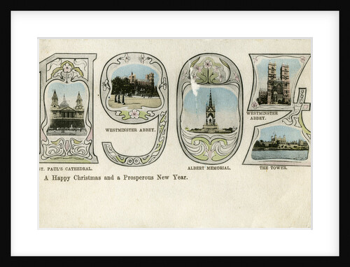 Christmas card by Anonymous