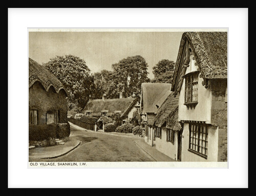 The old village, Shanklin, Isle of Wight by Anonymous
