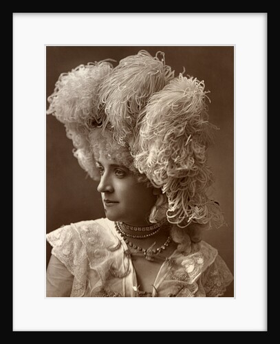 Miss Wadman, British actress by Ernest Barraud