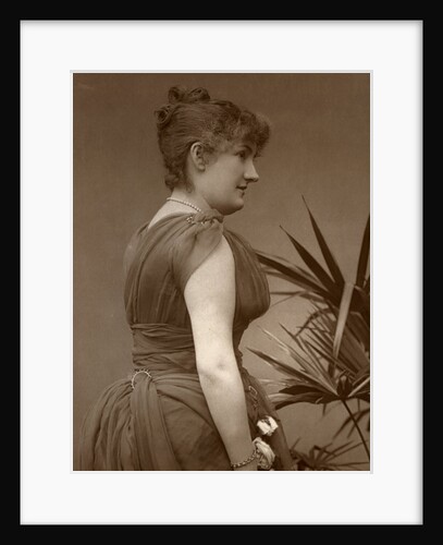 Miss Edith Woodworth, British actress by Ernest Barraud