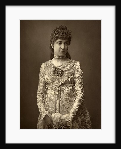 Angela Fenton, British actress by Ernest Barraud