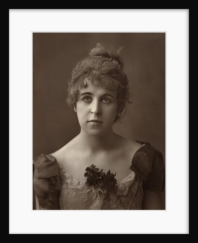 Miss Norreys, British actress by Ernest Barraud