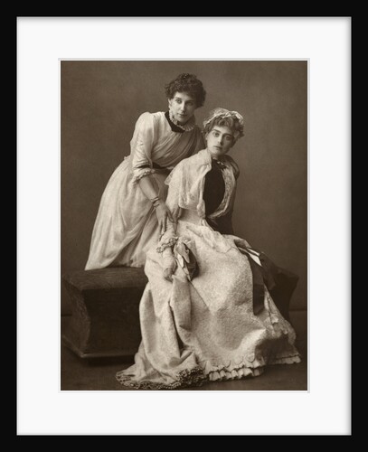 British actresses Eweretta Lawrence and Grace Otway in 'On Change' by Barraud