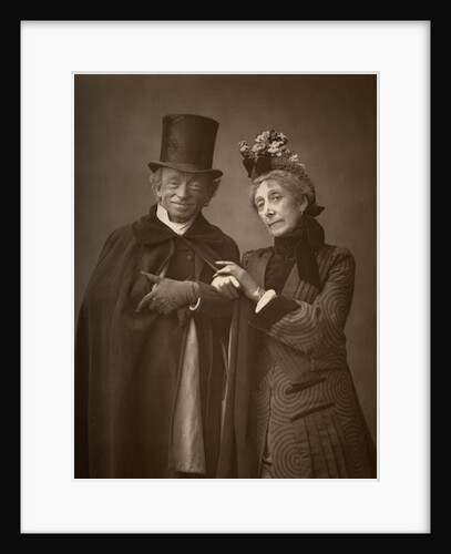 American actors James Lewis and Ann Gilbert in 'A Night Off' by Barraud
