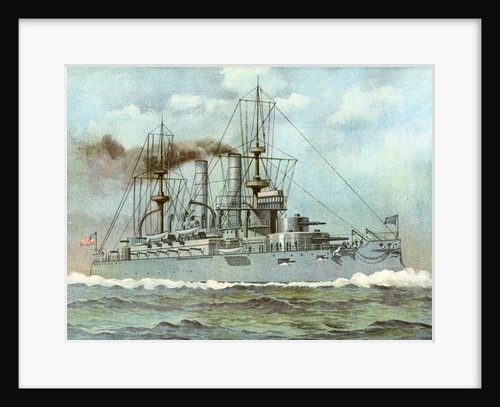 USS 'Kearsarge', American battleship by Anonymous