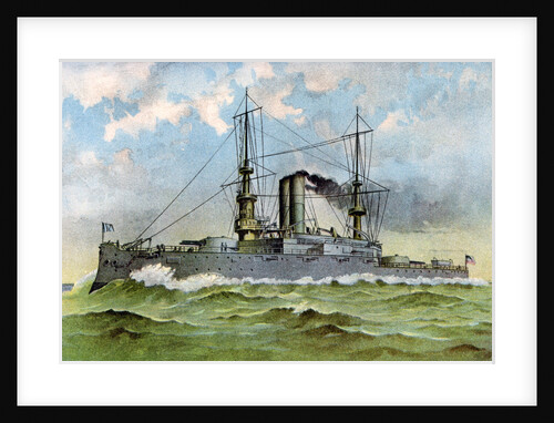 USS 'Alabama', American battleship by Anonymous