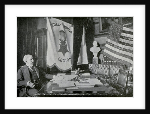 Nelson A Miles, US Army general, at his headquarters by Anonymous