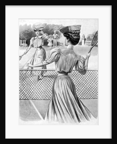 Two lawn tennis costumes for October by Anonymous