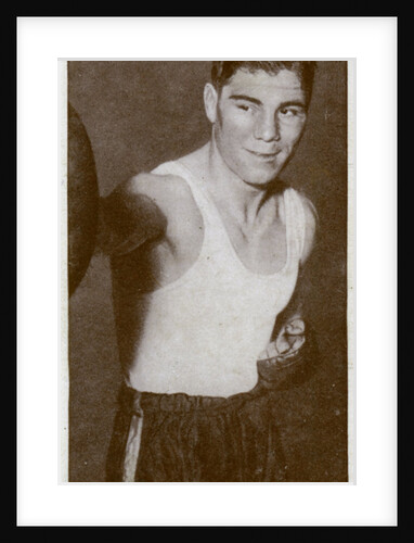 Johnny King, British boxer by Anonymous