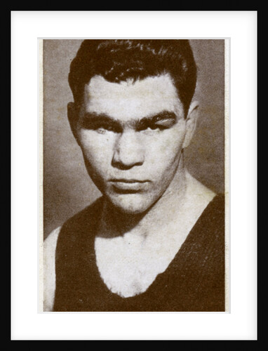 Max Schmeling, German boxer by Anonymous