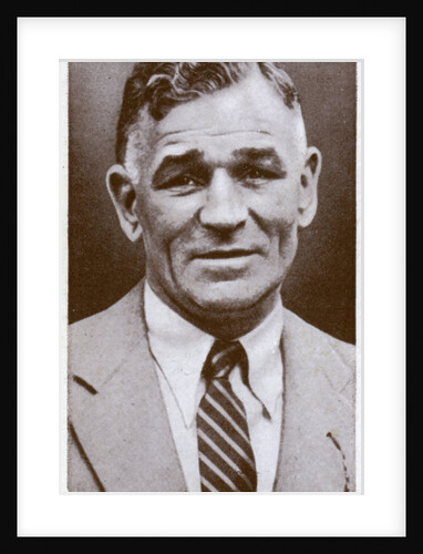 Ted Broadribb, British boxer and manager by Anonymous
