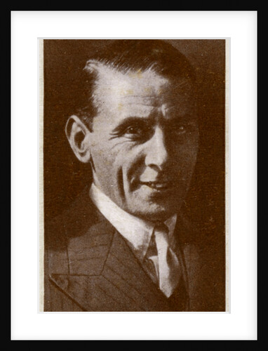 John E Harding, British boxing manager and match-maker by Anonymous