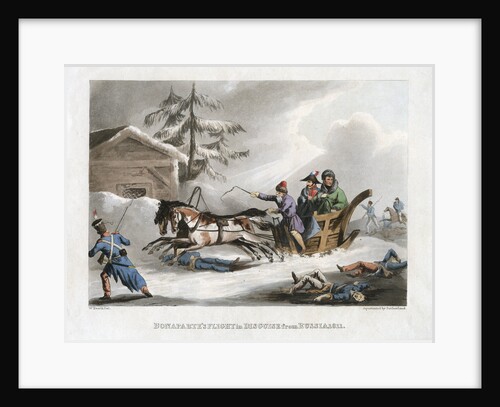 Bonaparte's Flight in Disguise from Russia by Sutherland
