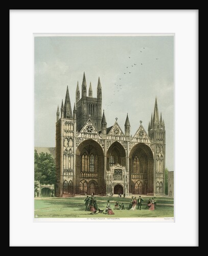 Peterborough Cathedral, Cambridgeshire by WL Walton