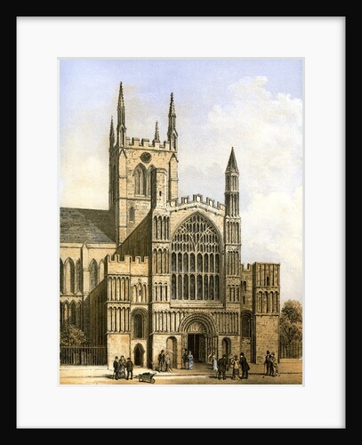 Rochester Cathedral, Kent by Hanhart