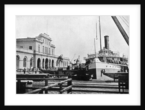 River steamer at the Customs House, Asuncion, Paraguay by Anonymous