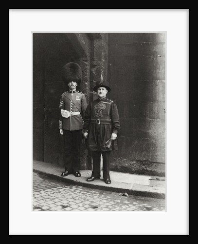 Ancient and Modern at the Tower of London by Anonymous