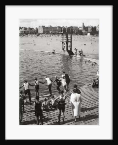 Bathing pool, Dinard, Brittany, France by Anonymous