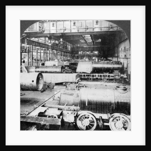 Erecting shop, Baldwin Locomotive Works, Philadelphia, Pennsylvania, USA by Keystone View Company