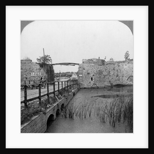 14th century ramparts and Lille Gate, Ypres, Belgium, World War I by Realistic Travels Publishers