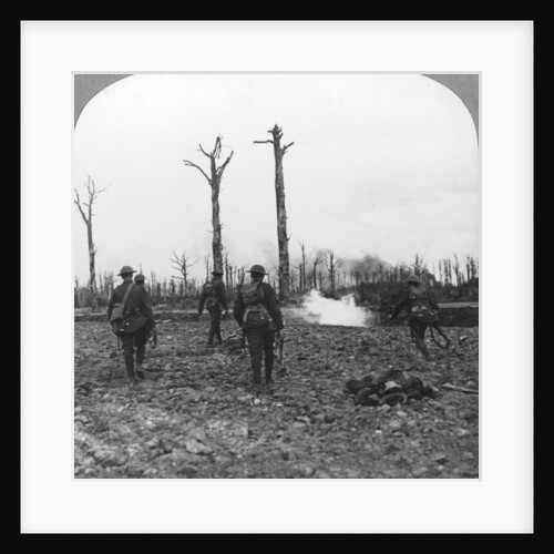 British troops occupying Houthulst Forest, Flanders, Belgium, World War I by Realistic Travels Publishers
