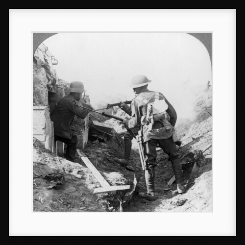 The capture of a German machine-gunner, Croisilles, France, World War I by Realistic Travels Publishers