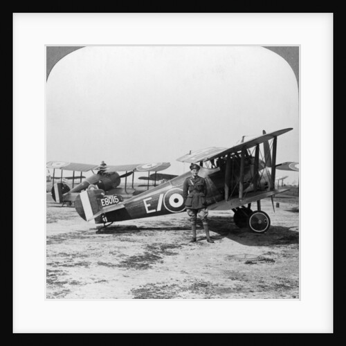 Sopwith Camel aircraft ready for a patrol over the German lines, World War I by Realistic Travels Publishers