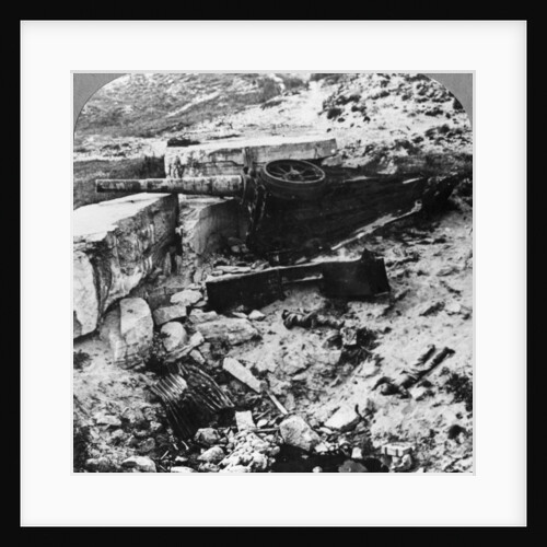 Destroyed German defence battery, Mariakerke, Belgium, World War I by Realistic Travels Publishers
