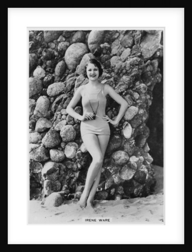Irene Ware, American film actress by Anonymous