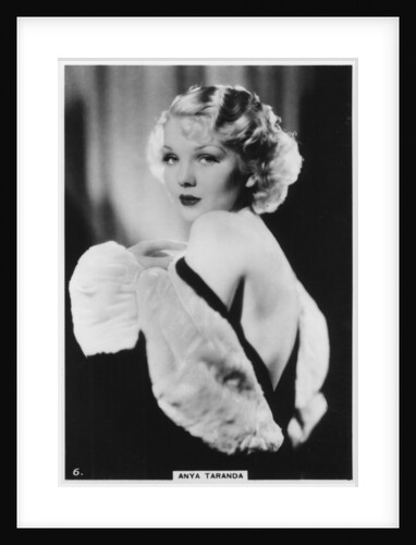 Anya Taranda, American model, showgirl and actress by Anonymous