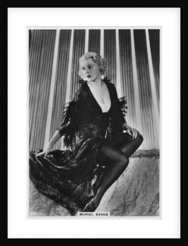 Muriel Evans, American film actress by Anonymous