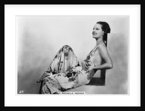 Rochelle Hudson, American film actress by Anonymous