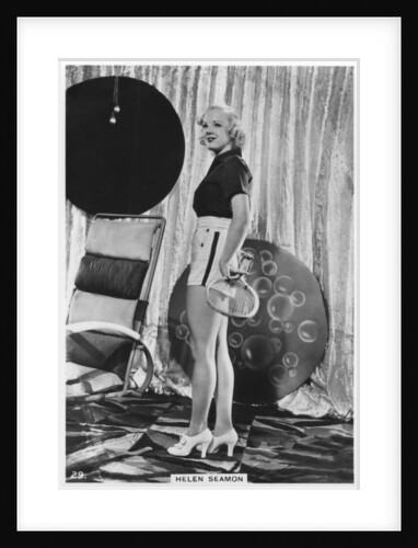 Helen Seamon, American film actress by Anonymous