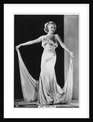 Jane Hamilton, American film actress by Anonymous