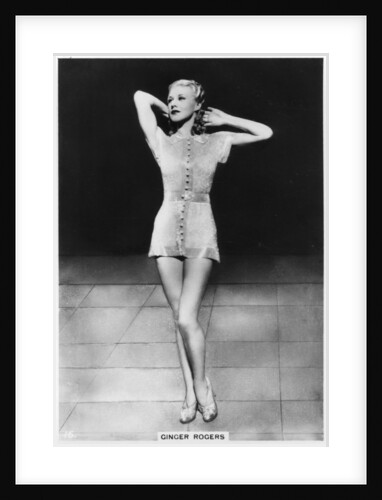 Ginger Rogers, American actress, dancer and singer by Anonymous