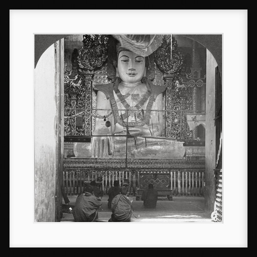 Marble Buddha in a pagoda, Mandalay, Burma by Stereo Travel Co