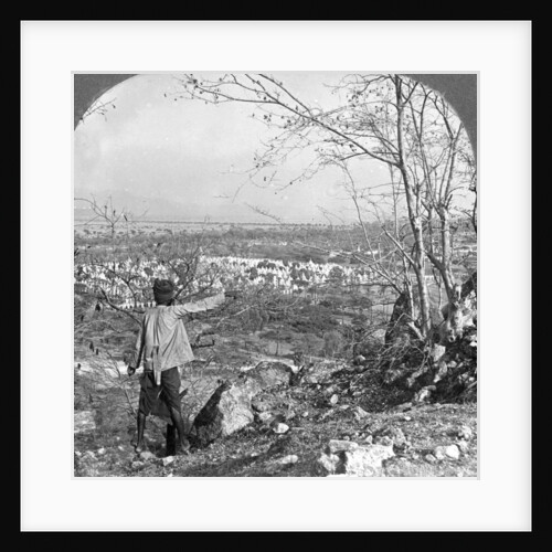 General view over the 450 pagodas from Mandalay Hill, Burma by Stereo Travel Co