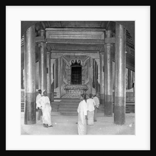 The Lion Throne, Royal Palace, Mandalay, Burma by Stereo Travel Co