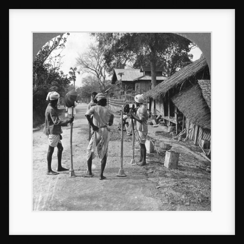 Road mending, Bhamo, Burma by Stereo Travel Co